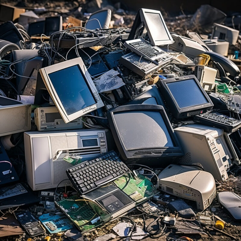 Hình Ảnh Rác Thải Điện Tử (E-Waste)