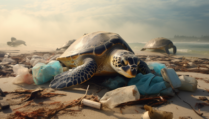 tác hại của nhựa không phân hủy với môi trường sống của động vật biển - Nhựa Lập Phương