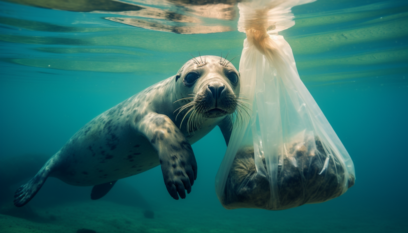 tác hại của nhựa không phân hủy với môi trường sống của động vật biển - Nhựa Lập Phương