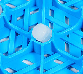 Miếng đệm giảm chấn với vân xoắn ốc bằng nhựa dẻo TPE- Tấm Nhựa Lót Sàn Giảm Chấn